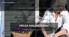 Desktop Screenshot of helgahallasbjerg.dk